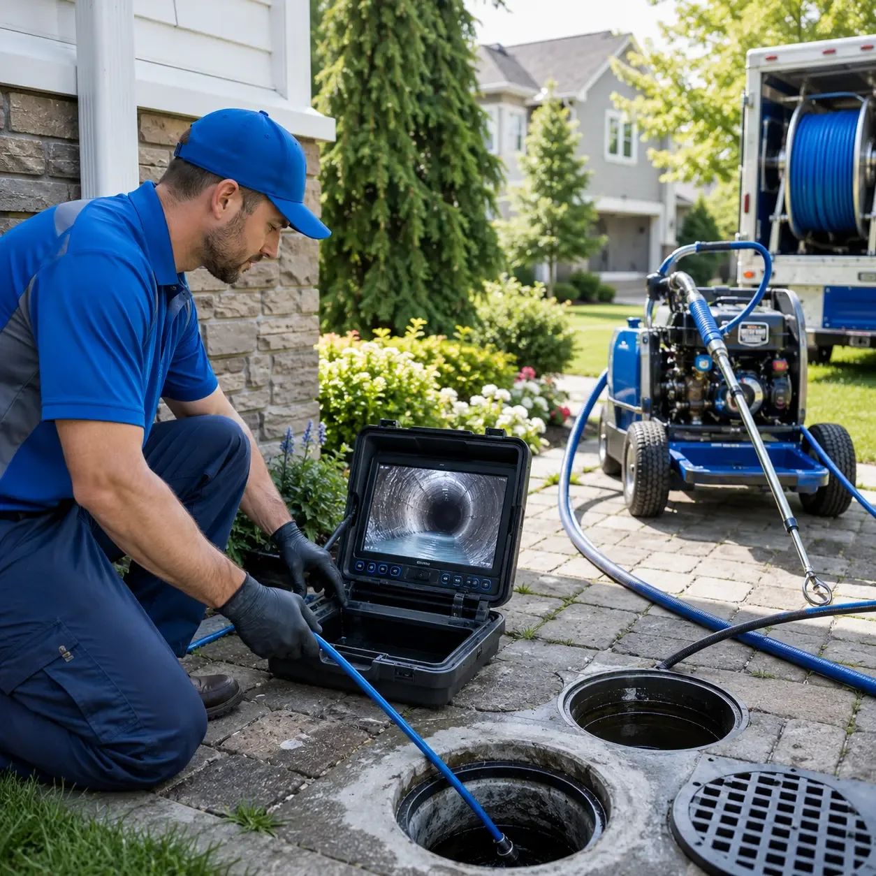 Outdoor drain cleaning professionals serving Riner, VA